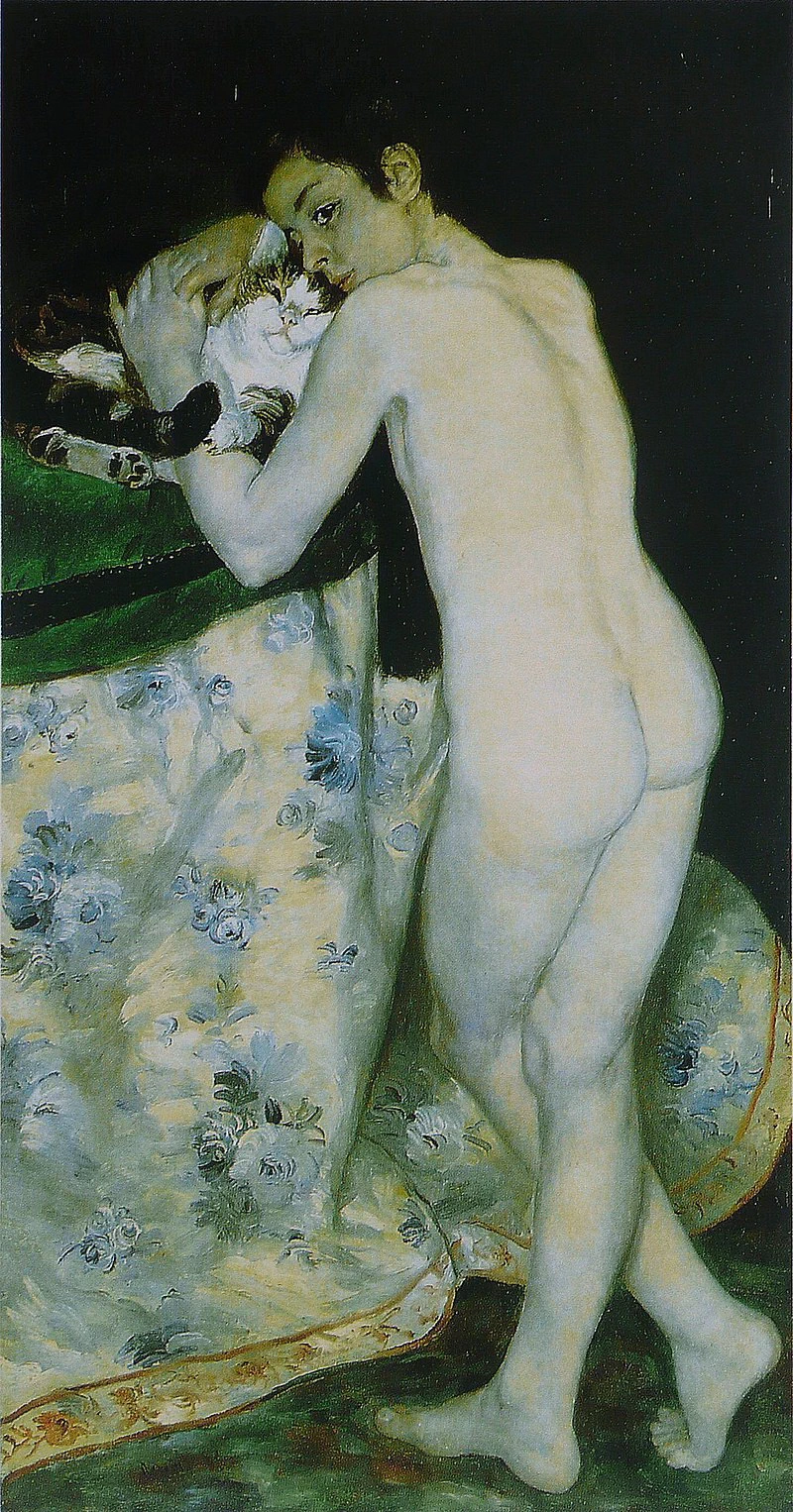 Ragazzo con il gatto - 1868